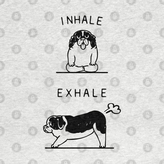 Inhale Exhale St. Bernard by huebucket